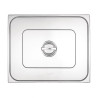 Coperchio in acciaio inossidabile doppio - GN 2/1 in acciaio inossidabile - Vogue - Fourniresto