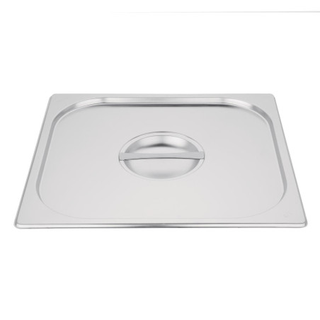 Coperchio in acciaio inossidabile - GN 2/3 - Vogue - Fourniresto