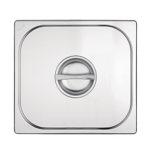 Coperchio in acciaio inossidabile - GN 2/3 - Vogue - Fourniresto