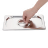 Coperchio in acciaio inossidabile - GN 1/4 - Vogue - Fourniresto