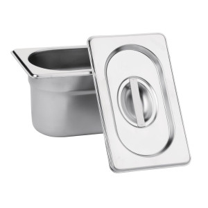Coperchio in acciaio inossidabile - GN 1/4 - Vogue - Fourniresto