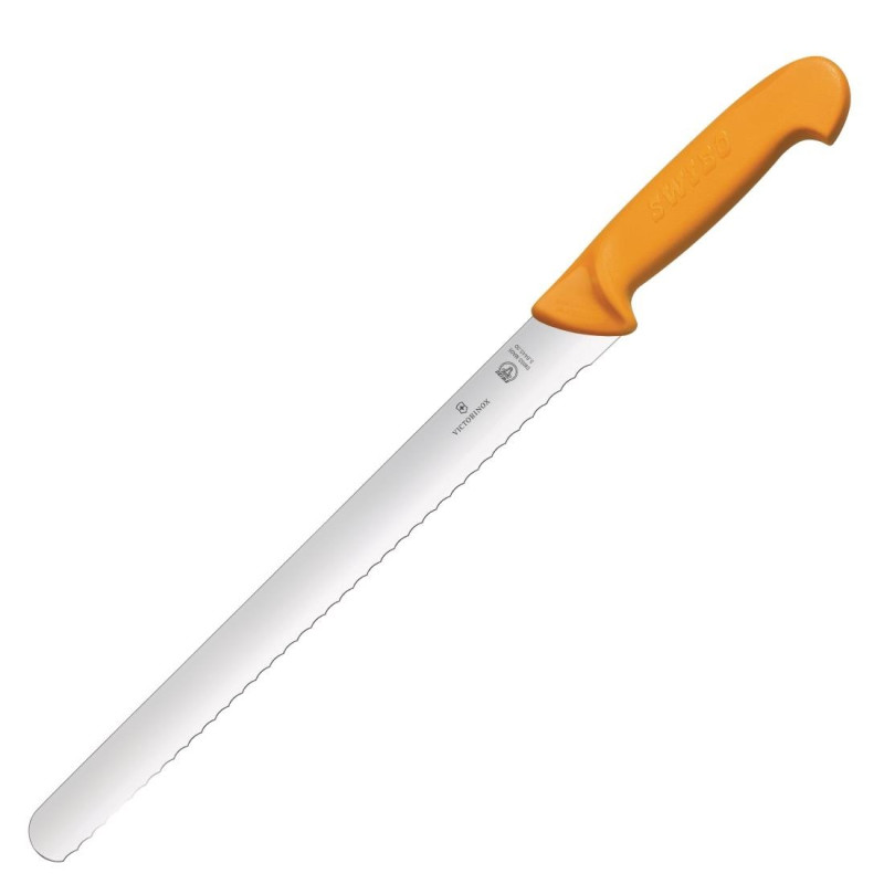 Coltello per affettare con lama dentata - L 255 mm - FourniResto Coltello per affettare con lama dentata - L 255 mm - FourniResto