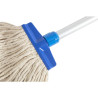 Testa di scopa con striscia di fissaggio blu - Scot Young - Fourniresto