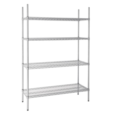 Scaffale Modulare 4 Livelli - L 1220 x P 457mm - Vogue