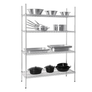Scaffale Modulare 4 Livelli - L 1220 x P 457mm - Vogue