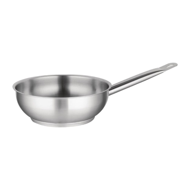Padella in acciaio inossidabile - Ø 240 mm - Vogue Padella in acciaio inossidabile - Ø 240 mm - Vogue
