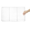 Griglia per forno in acciaio inossidabile - L 530 x P 330mm - Vogue