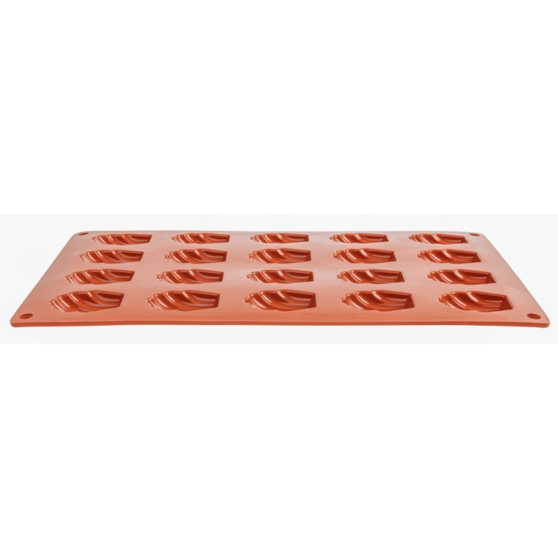 Stampo 20 Mini-Madeleines in Silicone Formaflex - GN 1/3 - Pavoni Stampo 20 Mini-Madeleines in Silicone Formaflex - GN 1/3 - Pavoni