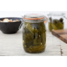 Barattolo per conserve con clip da 1 litro - Vogue - Fourniresto