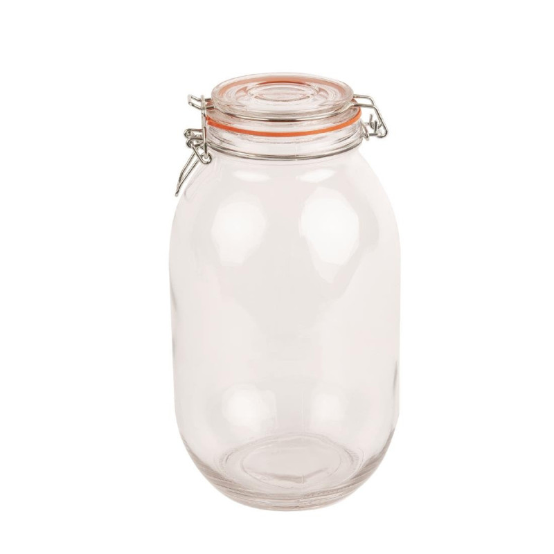 Barattolo per conserve con clip da 3L - Vogue - Fourniresto Barattolo per conserve con clip da 3L - Vogue - Fourniresto