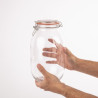 Barattolo per conserve con clip da 3L - Vogue - Fourniresto