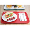 Vassoio Self-Service 305 X 415mm Rosso - Olympia KRISTALLON - Fourniresto