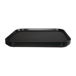 Vassoio self-service nero 450 x 350mm - Olympia KRISTALLON - Fourniresto
