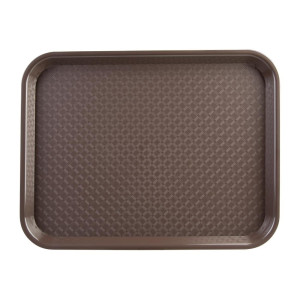 Vassoio self-service marrone 450 x 350mm - Olympia KRISTALLON - Fourniresto