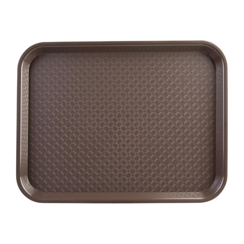 Vassoio self-service marrone 450 x 350mm - Olympia KRISTALLON - Fourniresto Vassoio self-service marrone 450 x 350mm - Olympia KRISTALLON - Fourniresto