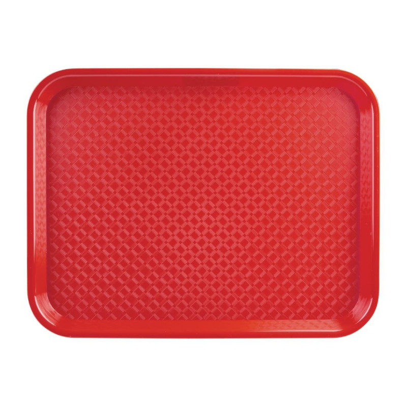 Vassoio Self-Service Rosso 450 X 350mm - Olympia KRISTALLON - Fourniresto Vassoio Self-Service Rosso 450 X 350mm - Olympia KRISTALLON - Fourniresto