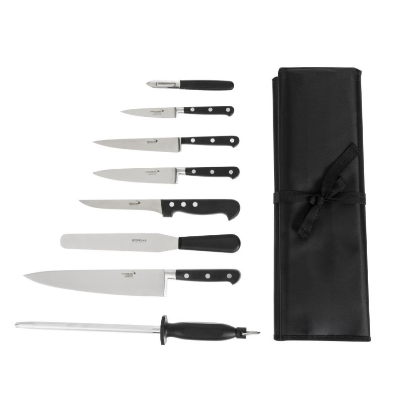 Set di 8 coltelli con custodia - DEGLON Set di 8 coltelli con custodia - DEGLON