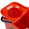 Secchio strizzatore rosso 14L - Jantex - Fourniresto