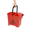 Secchio strizzatore rosso 14L - Jantex - Fourniresto