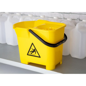 Secchio strizzatore giallo - Jantex - Fourniresto