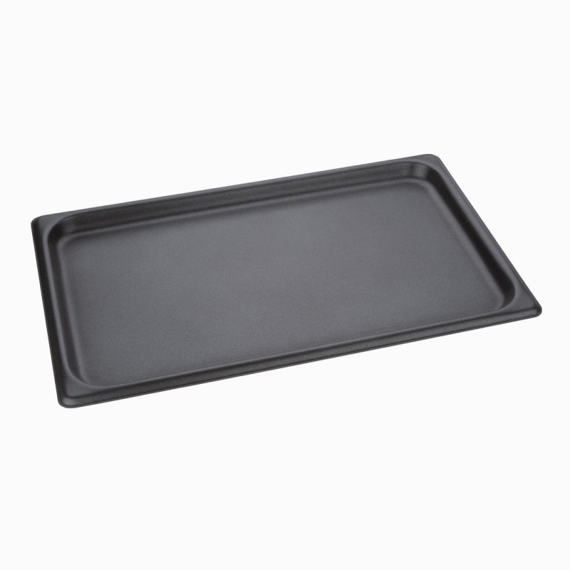 Piastra GN 1/1 Antiaderente - L 530 x P 325 mm - Vogue Piastra GN 1/1 Antiaderente - L 530 x P 325 mm - Vogue