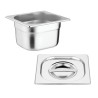 - Set di 4 contenitori e coperchi GN1/6 - Profondità 100 mm - Vogue