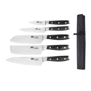 Set di 5 coltelli giapponesi e custodia Tsuki Series 7 - FourniResto