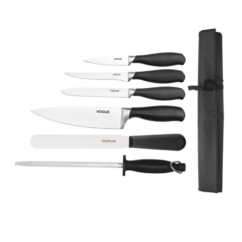 Set di coltelli 6 pezzi Soft Grip - Vogue Set di coltelli 6 pezzi Soft Grip - Vogue