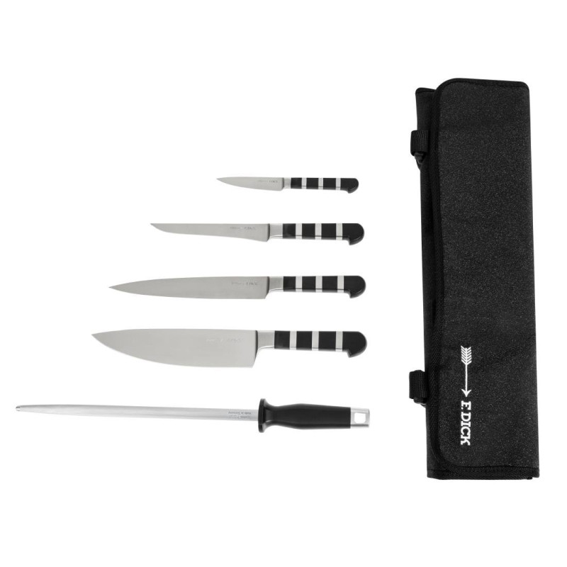 Set di coltelli 5 pezzi con custodia - Dick Set di coltelli 5 pezzi con custodia - Dick