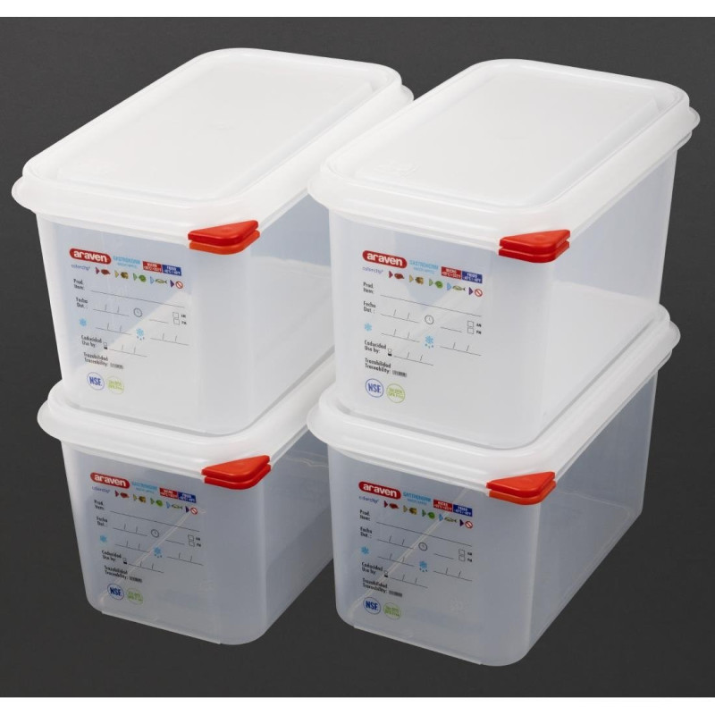Contenitore per alimenti GN1/4 da 4,3L - Araven - Fourniresto Contenitore per alimenti GN1/4 da 4,3L - Araven - Fourniresto