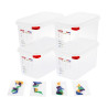 Contenitore per alimenti GN1/4 da 4,3L - Araven - Fourniresto