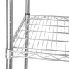 Scaffale a 4 livelli in kit - L 1220 x P 610 mm - Vogue