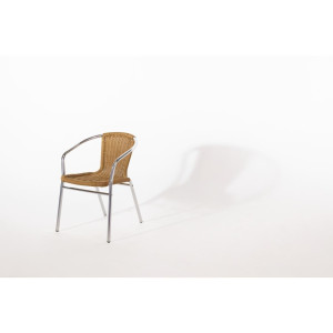 Poltrone in rattan e alluminio - Set di 4 - Bolero - Fourniresto