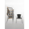 Poltrone in rattan e alluminio - Set di 4 - Bolero - Fourniresto