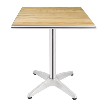 Tavolo quadrato in frassino 60 x 60 cm - Bolero - Fourniresto
