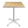 Tavolo quadrato in frassino 60 x 60 cm - Bolero - Fourniresto
