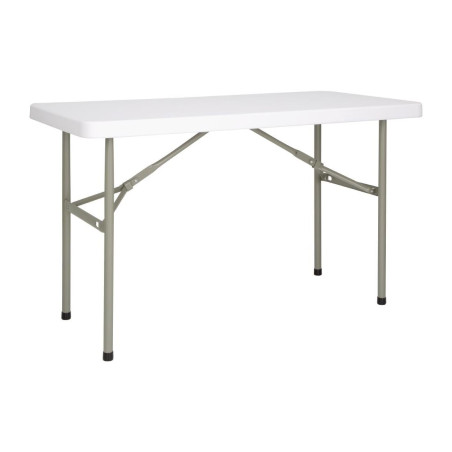 Tavolo rettangolare pieghevole - 1220mm - Bolero - Fourniresto
