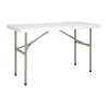 Tavolo rettangolare pieghevole - 1220mm - Bolero - Fourniresto