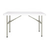 Tavolo rettangolare pieghevole - 1220mm - Bolero - Fourniresto