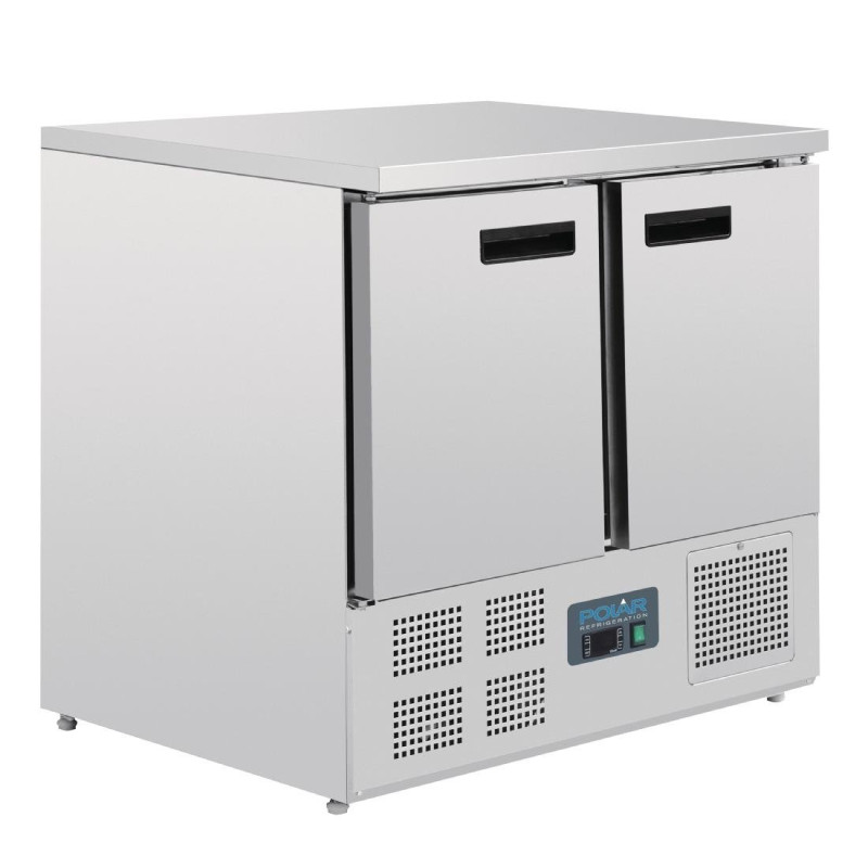 Tavolo Frigorifero Compatto 2 Porte - 240 L - Polar - Fourniresto Tavolo Frigorifero Compatto 2 Porte - 240 L - Polar - Fourniresto