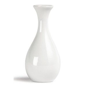 Vaso bottiglia bianco 125mm - Lotto di 12 - Olympia - Fourniresto