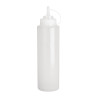 Distributore di salsa 1L trasparente - Vogue - Fourniresto