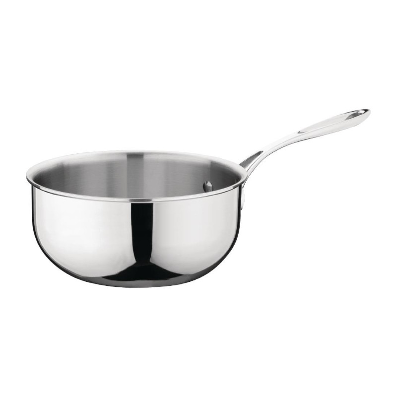 Padella a tre strati con fondo largo - Ø 200mm - Vogue Padella a tre strati con fondo largo - Ø 200mm - Vogue