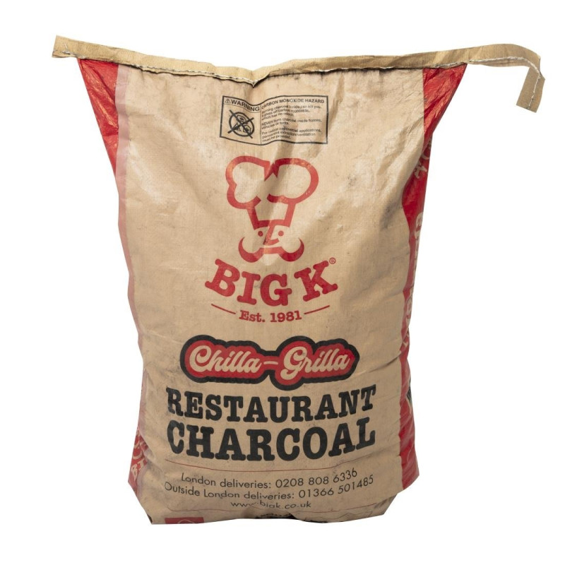 Carbone di legna naturale FSC per barbecue - 12 kg - Big K Carbone di legna naturale FSC per barbecue - 12 kg - Big K