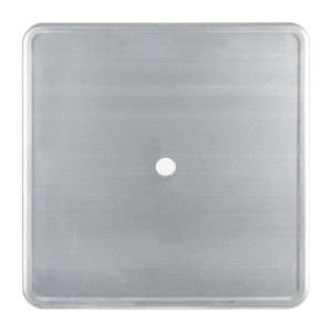Tavolo Quadrato in Acciaio Grigio - L 668 x P 668 mm - Bolero