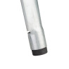Tavolo Quadrato in Acciaio Grigio - L 668 x P 668 mm - Bolero