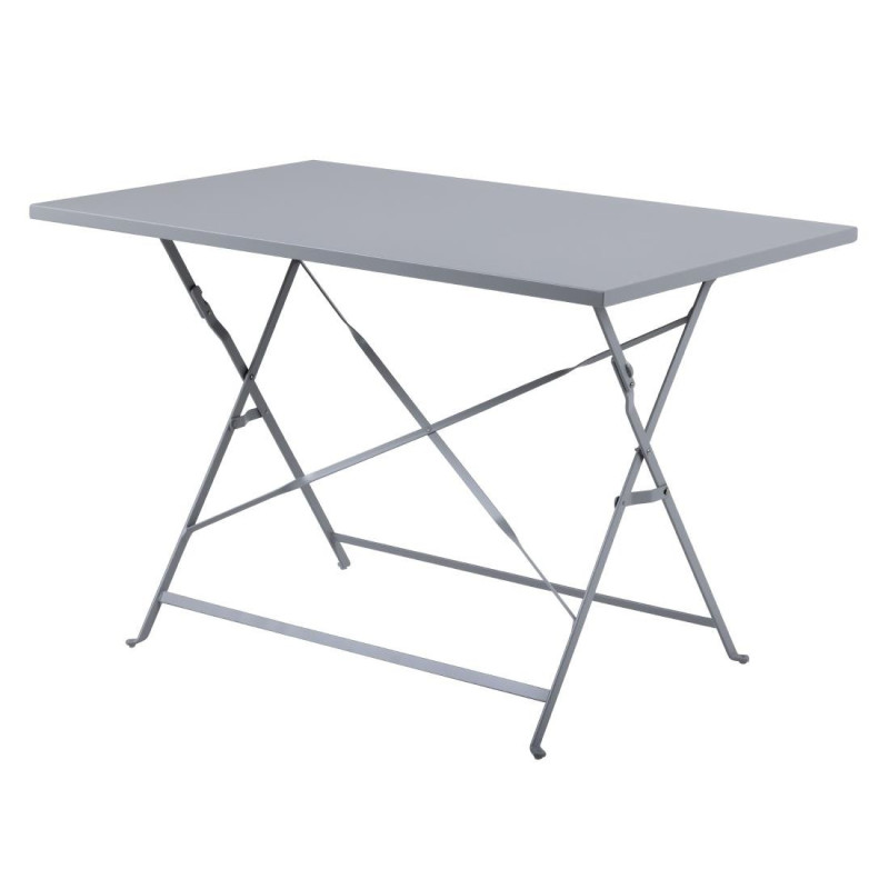 Tavolo da terrazza pieghevole grigio - 1100 x 700 mm - Bolero Tavolo da terrazza pieghevole grigio - 1100 x 700 mm - Bolero