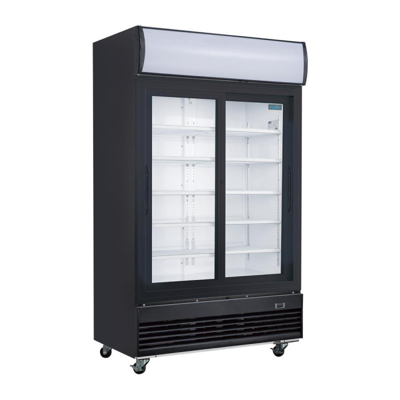 Vetrina refrigerata positiva per bevande - Porte scorrevoli - 950 L - Polar Vetrina refrigerata positiva per bevande - Porte scorrevoli - 950 L - Polar