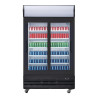 Vetrina refrigerata positiva per bevande - Porte scorrevoli - 950 L - Polar