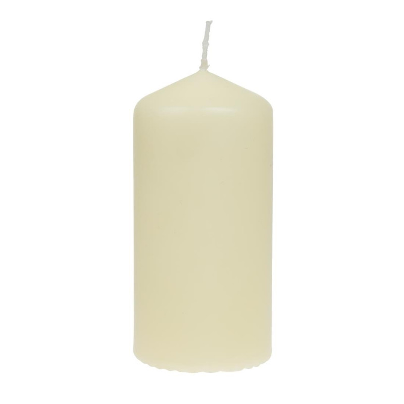 Candele alte cilindriche avorio 120mm - Lotto di 12 Bolsius Candele alte cilindriche avorio 120mm - Lotto di 12 Bolsius